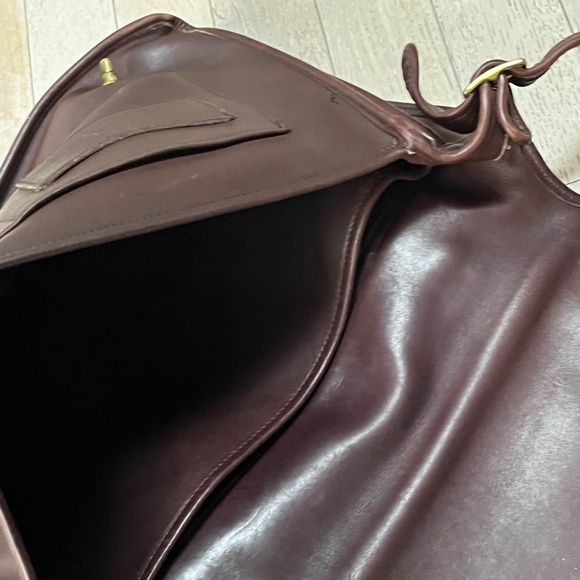 Vintage Coach Dark Brown Messenger bag - Picture 7 of 10